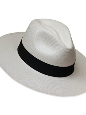 White Fedora Panama Hat