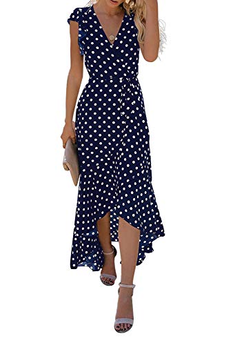 Summer Boho Floral Midi Dress