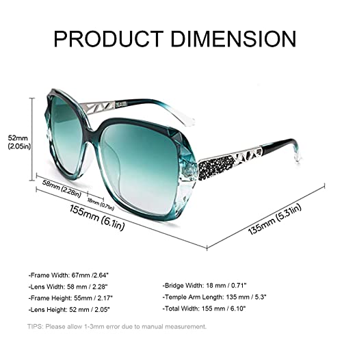 Oversized Polarised Sunglasses