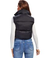 Lightweight Padded Cropped Vest