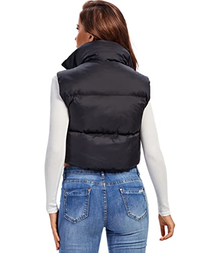 Lightweight Padded Cropped Vest