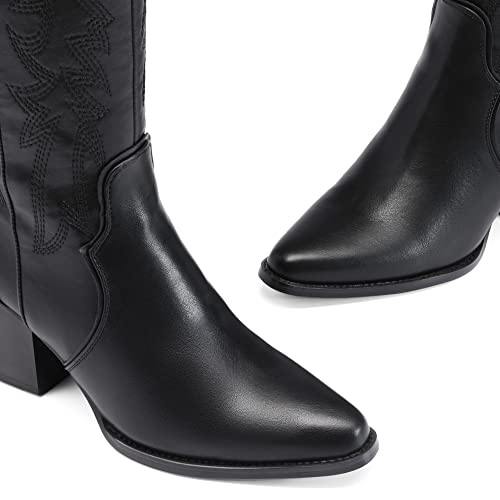 Knee-High Western Cowboy Boots