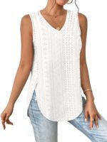 V Neck Sleeveless Summer Tank Top