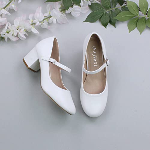 mid block heel strap court shoes