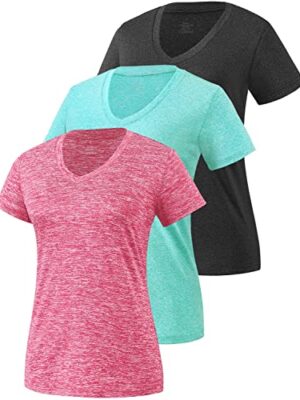 Dry Fit V-Neck Gym T-Shirts