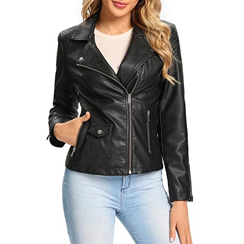 Faux Leather Biker Jacket