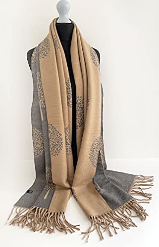 Reversible Scarf - Large Wrap, Warm