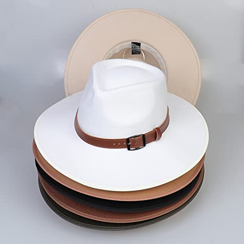 Wool Felt Fedora Hat - One Size - Black