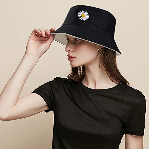 Reversible Cotton Daisy Sun Hat