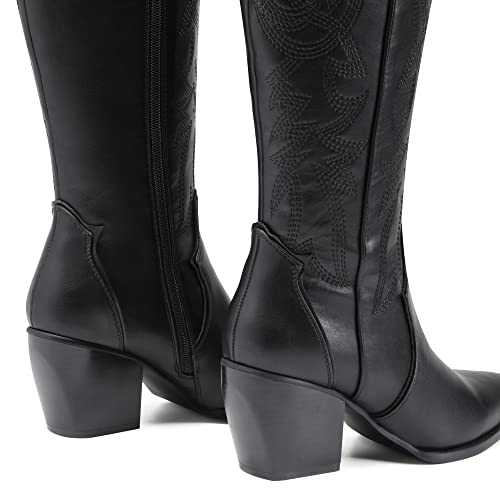 Knee-High Western Cowboy Boots