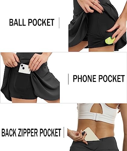 Pleated Tennis Skirt with Pockets