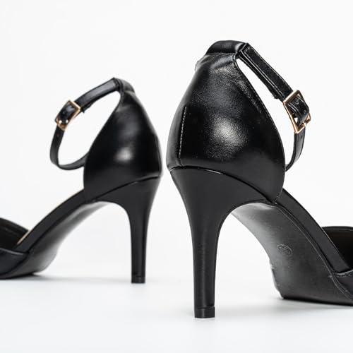 Buckle Ankle Strap Stilettos