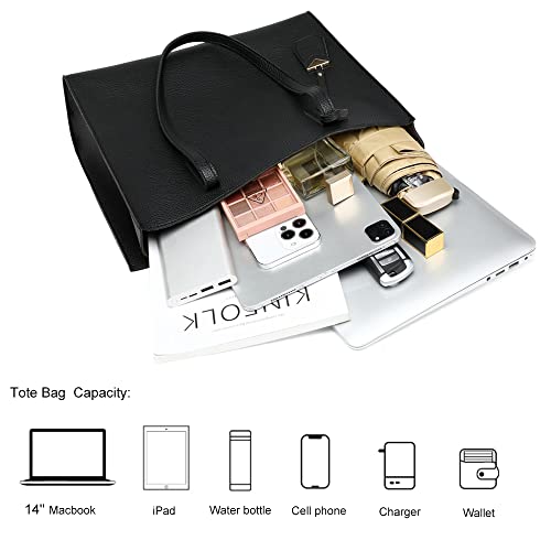 Large Soft Leather Tote Bag