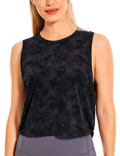 Pima Cotton Sleeveless Crop Top