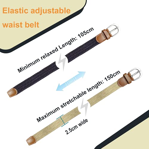 Elastic Belts, 2 pcs, 2.5 cm Wide
