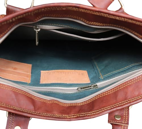 Vintage Leather Tote Bag