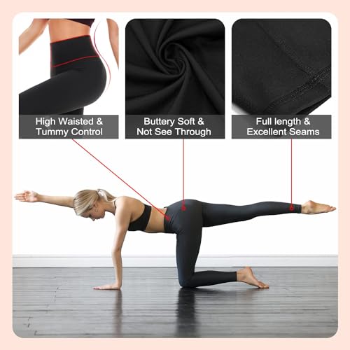 ACTINPUT Women's High Waisted Tummy Control Leggings