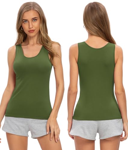 Sleeveless Tank Tops 4-Pack