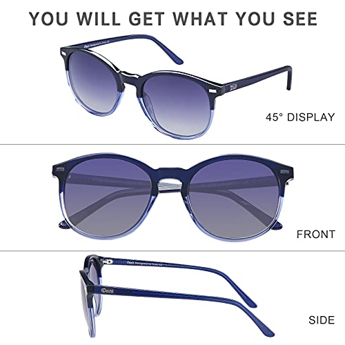 Classic Round Polarized UV400 Vintage Sunglasses