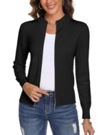 Lightweight Zip Up Cardigan