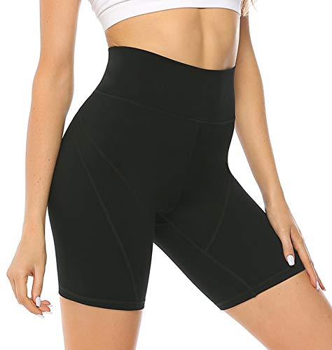 High Waisted Gym Shorts with Pockets