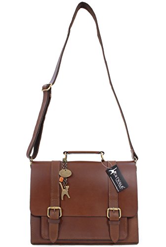 Leather Messenger Bag - Large Work Satchel