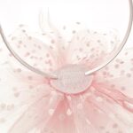 Fascinator Hat with Mesh, Ribbons, & Feathers
