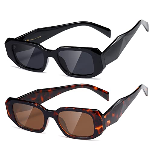 Rectangle Retro Sunglasses Vintage Square