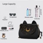 PU Leather Crossbody Bag - Black