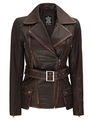 Long Lambskin Leather Motorcycle Jacket