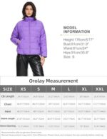 Lightweight Puffer Jacket with Stand Collar