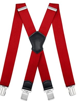 40mm X-Shape Heavy Duty Adjustable Suspenders