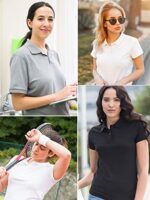Polo Shirt with Knitted Collar