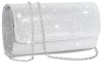 Clutch Bag with Detachable Chain