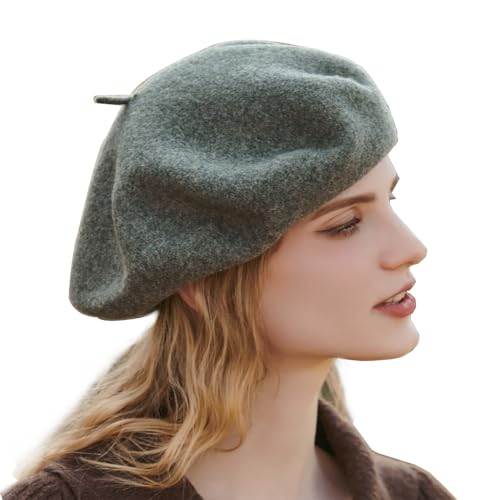 Gajaous Classic Wool Berets for Women and Girls