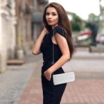 Clutch Bag with Detachable Chain
