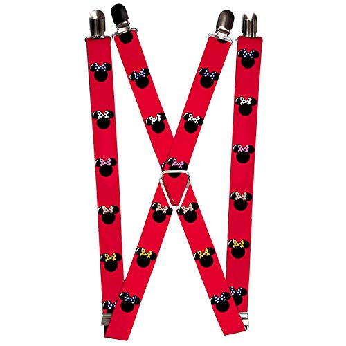 Red/Black Polka Dot Suspenders