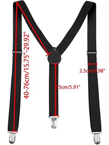 Adjustable Metal Clamp Elastic Suspenders
