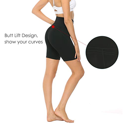 High Waisted Gym Shorts with Pockets