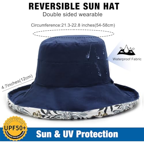 Reversible UV Protection Bucket Hat