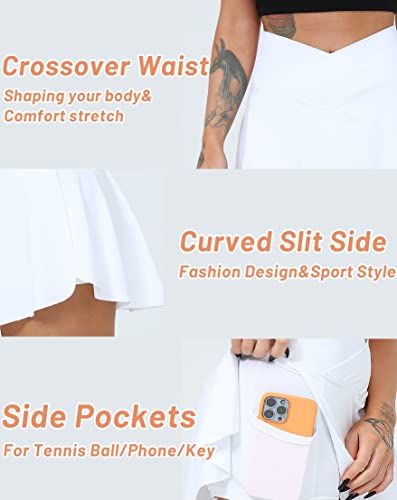 Pleated Tennis Skirt with Shorts Pockets
