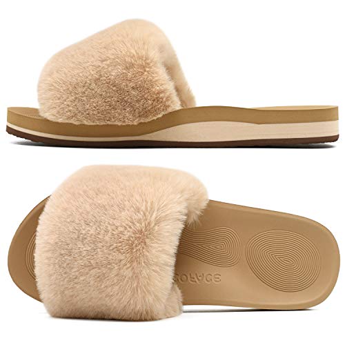 Orthopedic Faux Fur Slippers