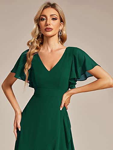 Ever-Pretty Women's Chiffon V Neck Maxi Dress