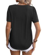Square Neck Puff Sleeve Blouse