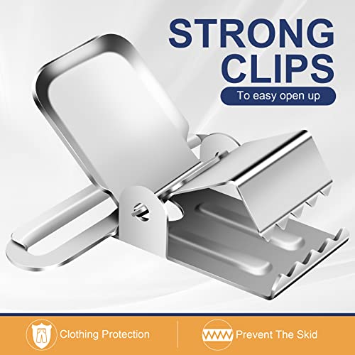 Elastic X-Shape Trouser Braces, 4 Clips