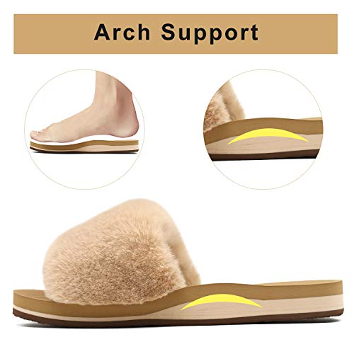 Orthopedic Faux Fur Slippers