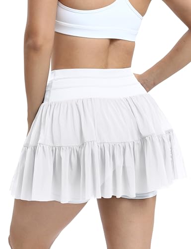 Yoga Skort with Pockets High Waist