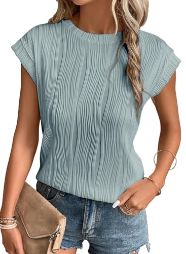 Short Sleeve Knit Blouse