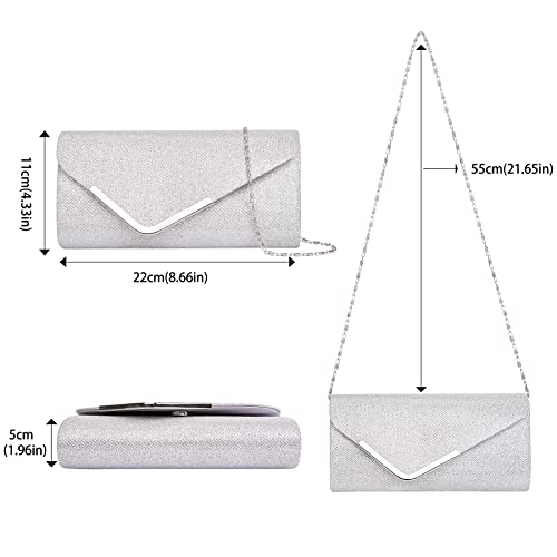 Shiny Sequins Evening Clutch