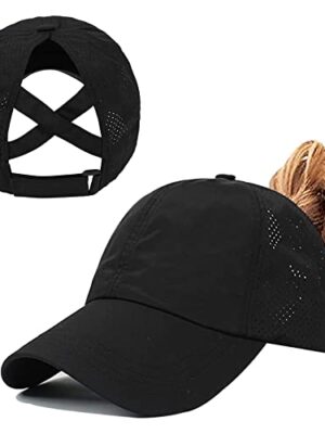 Criss Cross Ponytail Baseball Cap